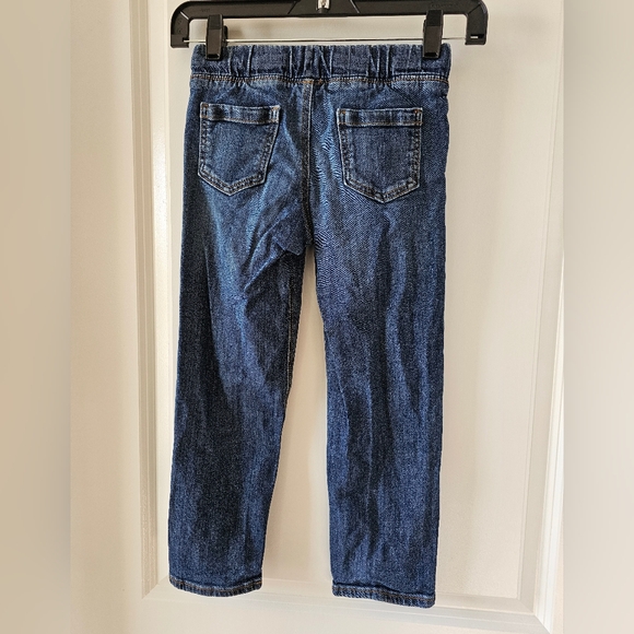 sz 6 Jumping Beans drawstring waist straight fit distressed ripped jeans - Picture 9 of 16